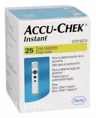 Tiras reactivas Accu-Check 25 unidades - Imagen 2
