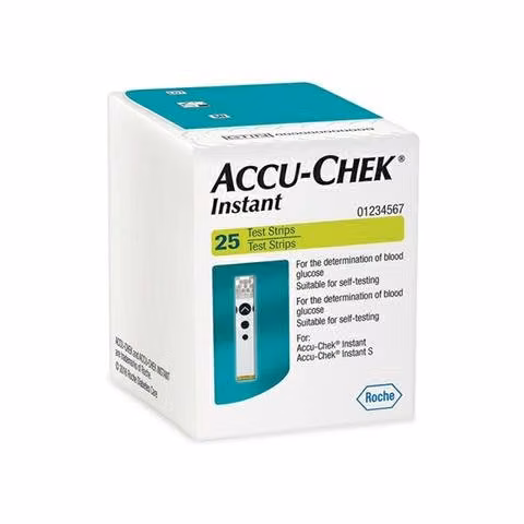 Tiras reactivas Accu-Check 25 unidades