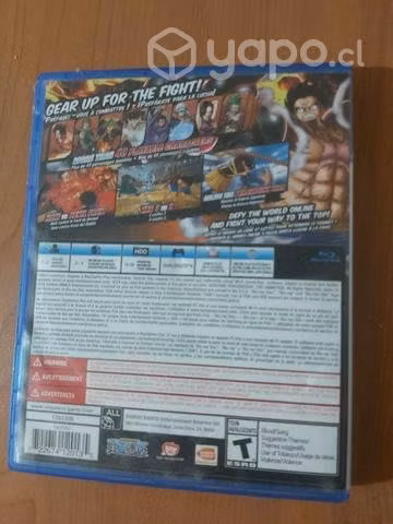 One piece Burning Blood para ps4, perfecto estado