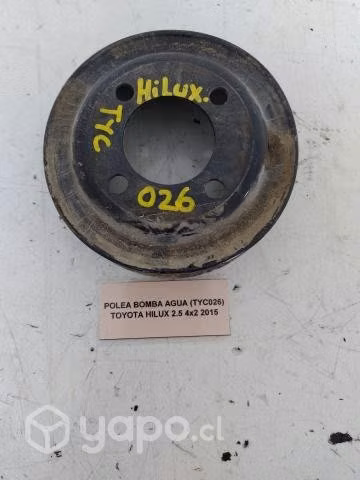 Polea Bomba Agua (TYC026) Toyota Hilux 2.5 4x2 201