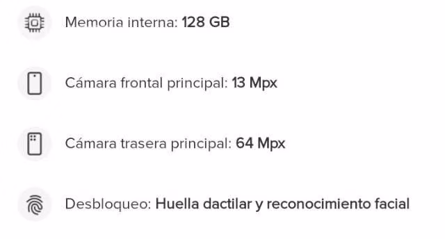 Celular con poco uso por solamente renovación - Imagen 2