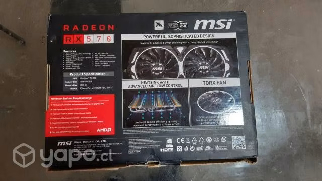 Tarjeta Gráfica RX 570 4GB - Imagen 2