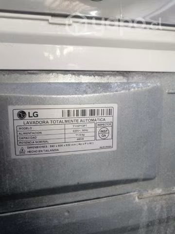 Lavadora 11 kilos LG TURBODRUM