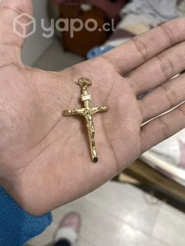 Cruz de oro 18k italiano 6.5g