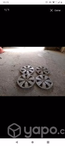 Tapas de rueda Toyota aro 15