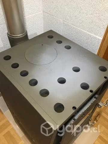 Cocina calefactora becker modelo multieco con horn
