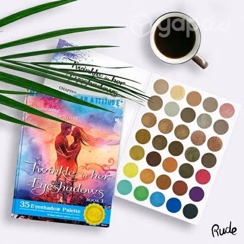 Paletas sombras book rude