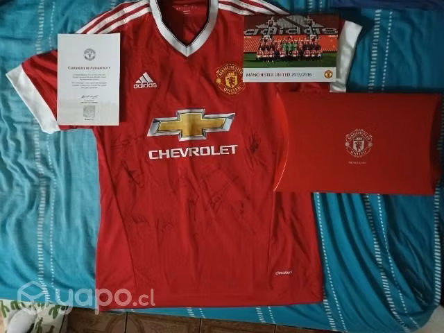 Camiseta Autografiada de Manchester united