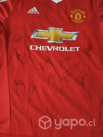 Camiseta Autografiada de Manchester united