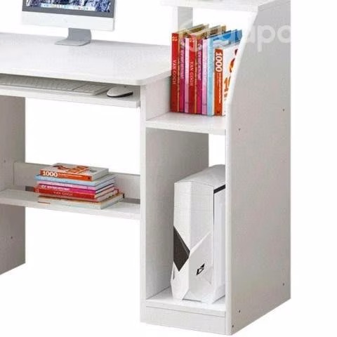 Escritorio Mesa Librero Gaveta Computador Blanco