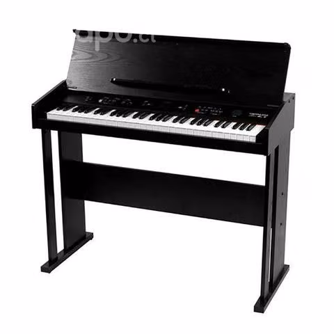 Teclado Bontempi con mueble tipo piano