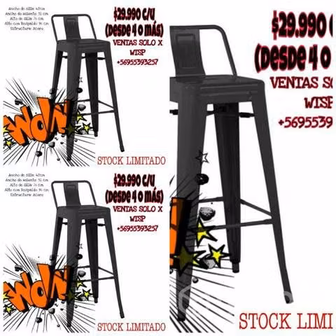 Pisos d bar tabures rematres de locos