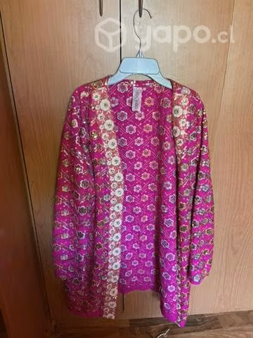 Tapado fucsia mujer L
