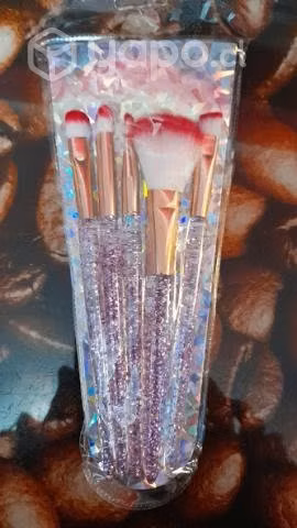Set brocha maquillaje bolsa - Imagen 4