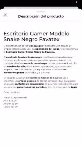 Escritorio Gamer + Mouse Pad + organizador cables.