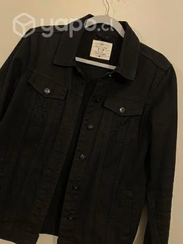 Chaqueta jeans negra - Imagen 2