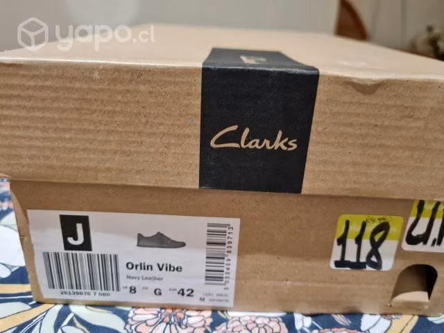 Zapato de hombre 100 % cuero Marca Clarks - Imagen 5