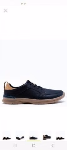 Zapato de hombre 100 % cuero Marca Clarks - Imagen 2