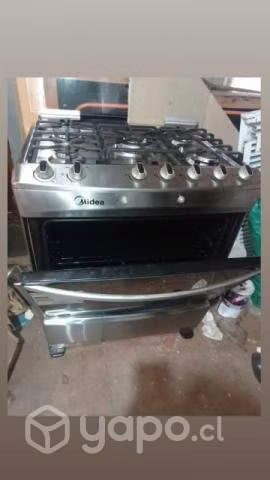 Cocina a gas, 1 mes de uso