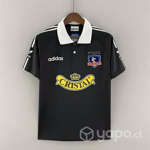 Camiseta negra Colo Colo visita 1993 retro oficial