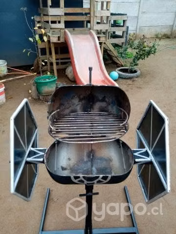 Salamandra y parrilla