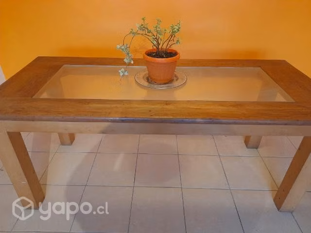 Mesa comedor pino oregon 1 78 x 80 cm