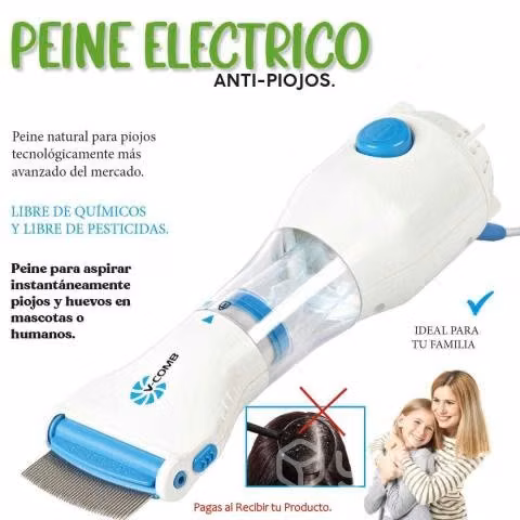 Peine electrico para piojos - Imagen 4