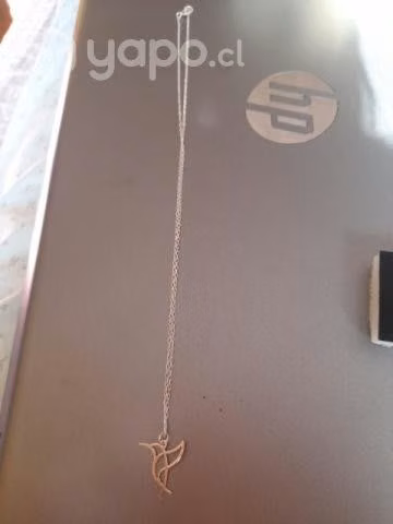 Collar de plata, diseño Colibrí