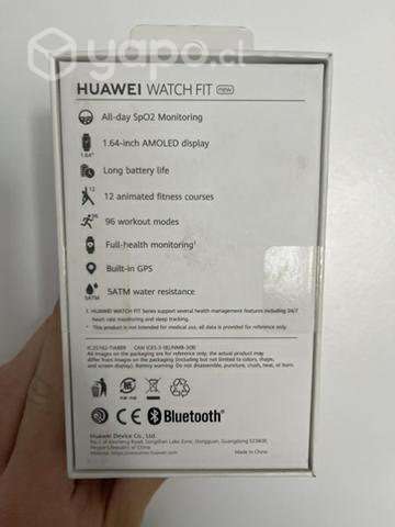Reloj huawei watch fit new color negro - Imagen 3