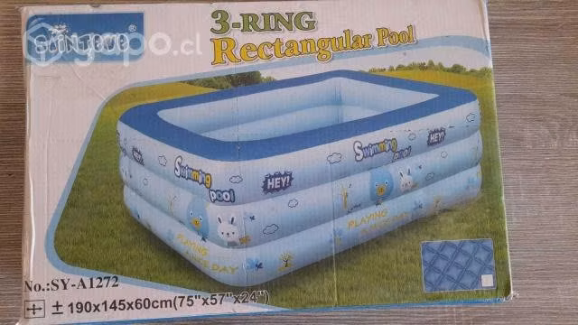 Piscina Inflable Rectangular 190x145x60cm