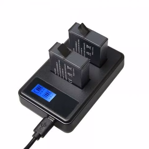 Cargador + 2 Batería GoPro Hero 5 6 7 8
