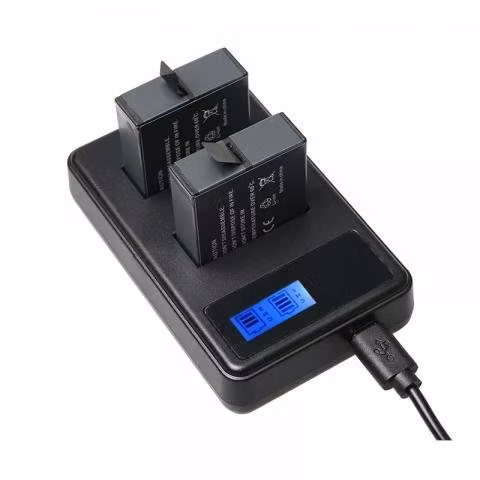 Cargador + 2 Batería GoPro Hero 5 6 7 8