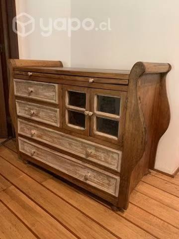 Mueble cómoda de madera roble. Impecable - Imagen 3