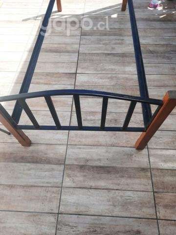 2 camas fierro madera - Imagen 3
