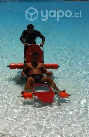 Silla anfibia. Silla de playa para discapacidad
