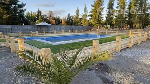 Parcela 5000 mt2 casa Piscina totalmente amoblada