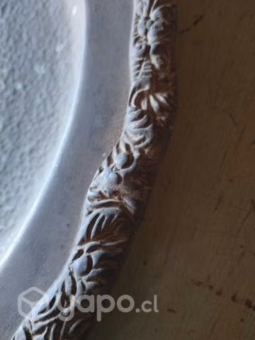 Bandeja redonda antigua