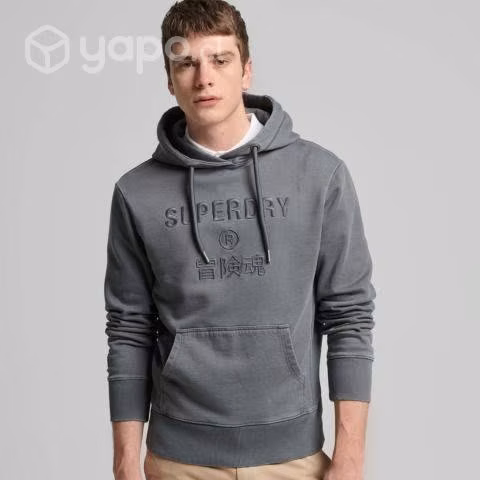 Poleron Superdry talla m Algodón