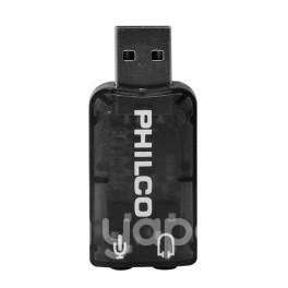 Adaptador de Audio/Mic USB Jack 3.5 st - Imagen 2