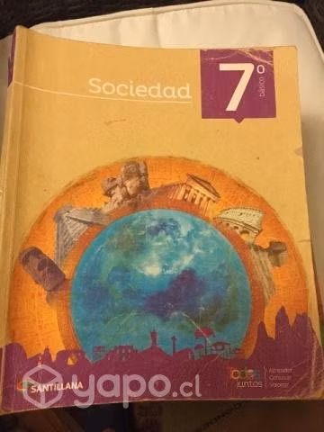 Libro de sociedad santillana 7° básico