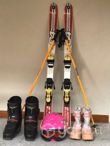 Equipo completo de ski para niña