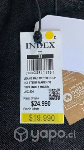 Pantalón index talla 38