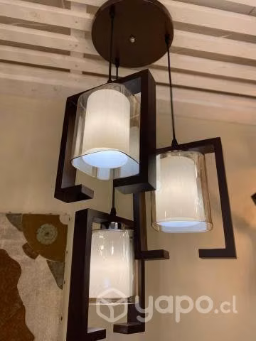 💡lámparas clásicas triples
