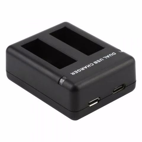 Cargador doble de baterías para Gopro hero 5 6 7 8