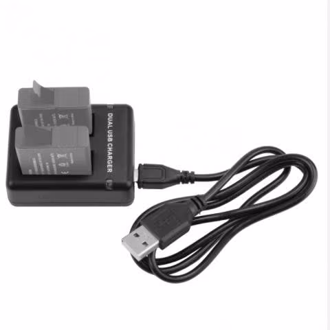 Cargador doble de baterías para Gopro hero 5 6 7 8