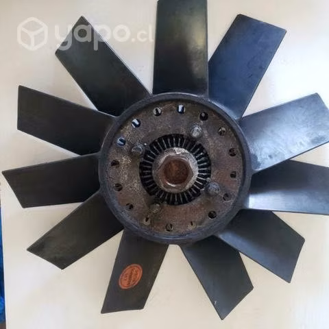 Aspas con ventilador viscoso mahindra 400mm