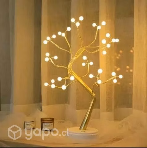 Lámpara Decorativa Árbol Luces Led Perlas Bonsai