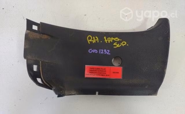 Tapiz Cubre Pilar Tras Sup Derecho Chv New Dmax