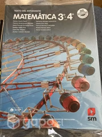 Libro de matemáticas 3 y 4 medio