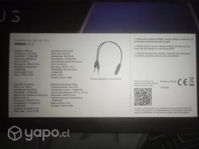 Audifonos gamer nuevos